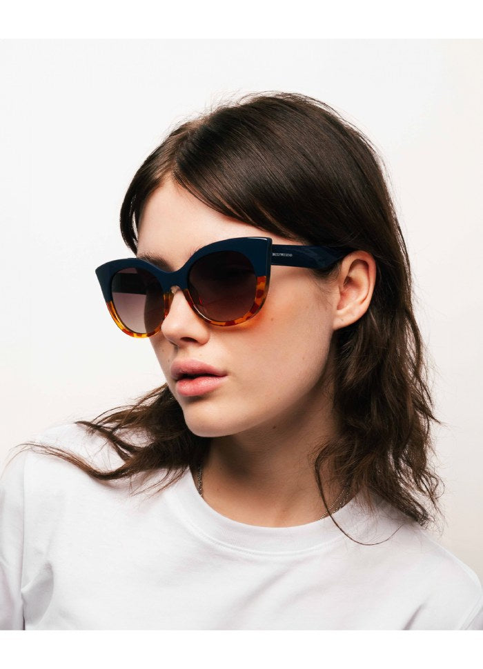 Thelma solbrille - Tortoise Blue